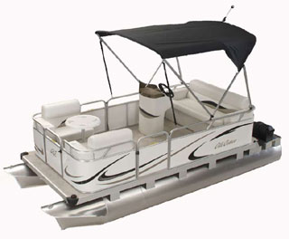 Family Cruise Pontoon Boats Mini, Compact and Small from Gillgetter