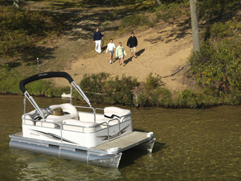 SMALL AND MINI PONTOON BOATS FROM MANITOU DEALER