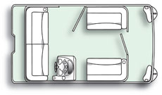 New Luxury Layout on a Small Pontoon Boat! 